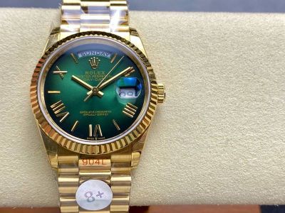 8+ Factory Rolex Day-Date Gold steel Case diameter 36mm Watch